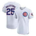 Crovyle C.Cubs #25 Mois¨¦s Ballesteros Player White Limited Elite Home Game Stitched Jerseys