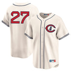 Crovyle C.Cubs #27 Seiya Suzuki Player Cream Field of Dreams Limited Home Game Stitched Jerseys