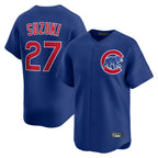 Crovyle C.Cubs #27 Seiya Suzuki Player Royal Limited Home Stitched Jerseys