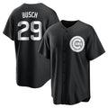 Crovyle C.Cubs #29 Michael Busch Player Black Game Stitched Jerseys