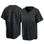 Crovyle C.Cubs #29 Michael Busch Player Black T-shirt Home Game Stitched Jerseys