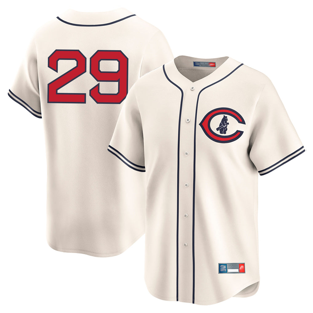 Crovyle C.Cubs #29 Michael Busch Player Cream Field of Dreams Limited Home Game Stitched Jerseys