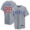Crovyle C.Cubs #29 Michael Busch Player Gray Home Game Stitched Jerseys
