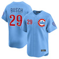 Crovyle C.Cubs #29 Michael Busch Player Light Blue Limited Home Stitched Jerseys