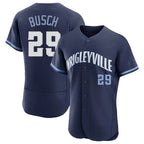 Crovyle C.Cubs #29 Michael Busch Player Navy City Connect Limited Elite Home Stitched Jerseys