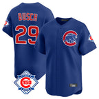 Crovyle C.Cubs #29 Michael Busch Player Royal 150th Anniversary Limited Home Stitched Jerseys