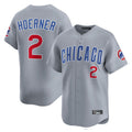Crovyle C.Cubs #2 Nico Hoerner Player Gray Road Limited Home Stitched Jerseys
