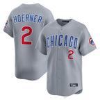 Crovyle C.Cubs #2 Nico Hoerner Player Gray Road Limited Home Stitched Jerseys