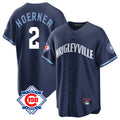 Crovyle C.Cubs #2 Nico Hoerner Player Navy 150th Anniversary City Connect Home Game Stitched Jerseys