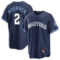 Crovyle C.Cubs #2 Nico Hoerner Player Navy City Connect Home Game Stitched Jerseys