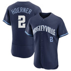 Crovyle C.Cubs #2 Nico Hoerner Player Navy City Connect Limited Elite Home Stitched Jerseys