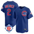 Crovyle C.Cubs #2 Nico Hoerner Player Royal 150th Anniversary Limited Home Stitched Jerseys