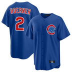 Crovyle C.Cubs #2 Nico Hoerner Player Royal Home Game Stitched Jerseys