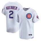 Crovyle C.Cubs #2 Nico Hoerner Player White Limited Home Game Stitched Jerseys