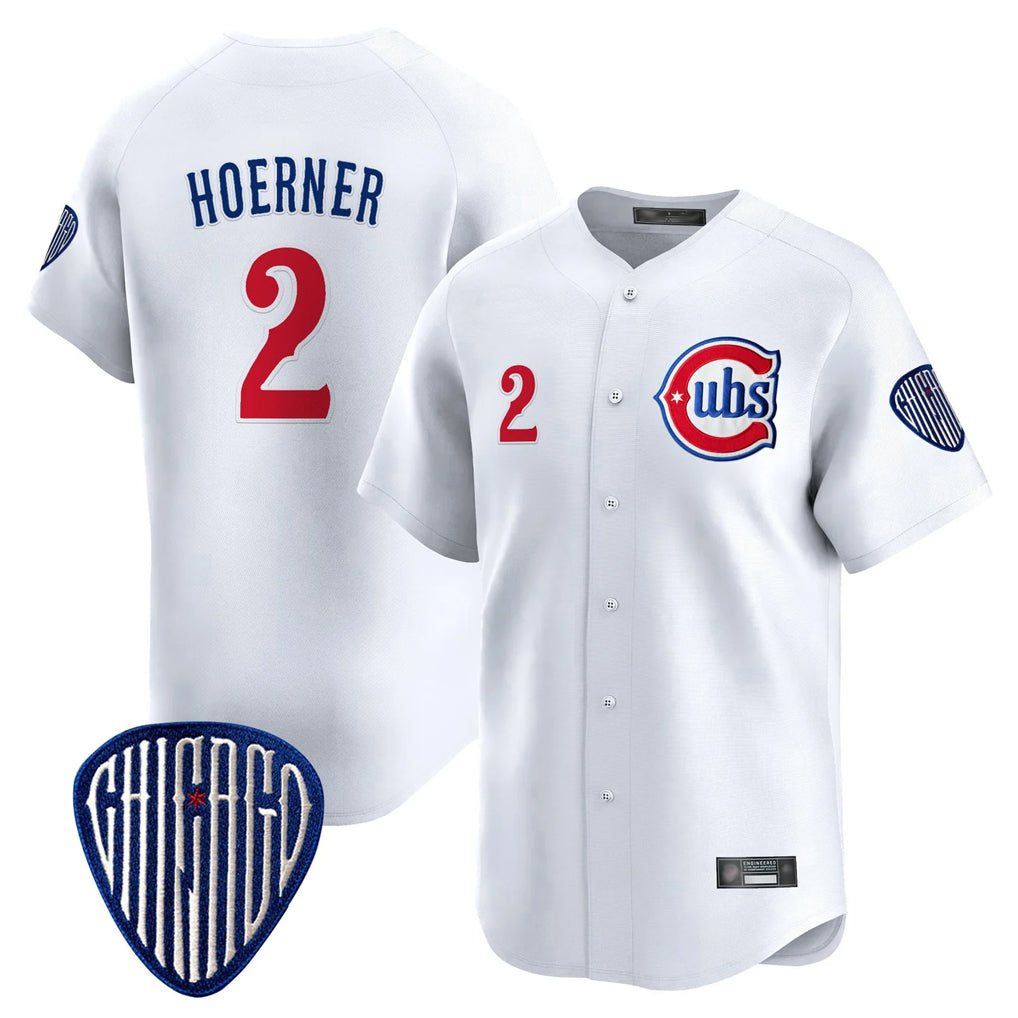 Crovyle C.Cubs #2 Nico Hoerner Player White Vapor Premier Limited Home Stitched Jerseys
