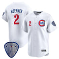 Crovyle C.Cubs #2 Nico Hoerner Player White Vapor Premier Limited Home Stitched Jerseys