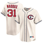 Crovyle C.Cubs #31 Greg Maddux Player Cream Field of Dreams Limited Home Game Stitched Jerseys
