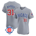 Crovyle C.Cubs #31 Greg Maddux Player Gray Road 150th Anniversary Limited Elite Home Stitched Jerseys