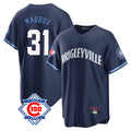 Crovyle C.Cubs #31 Greg Maddux Player Navy 150th Anniversary City Connect Home Game Stitched Jerseys