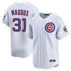 Crovyle C.Cubs #31 Greg Maddux Player White Limited Home Game Stitched Jerseys