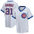 Crovyle C.Cubs #31 Greg Maddux Player White T-shirt Cooperstown Collection Limited Stitched Jerseys