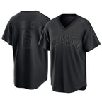 Crovyle C.Cubs #6 Matt Shaw Player Black T-shirt Home Game Stitched Jerseys