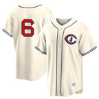 Crovyle C.Cubs #6 Matt Shaw Player Cream Field of Dreams Home Game Stitched Jerseys