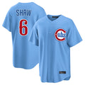 Crovyle C.Cubs #6 Matt Shaw Player Light Blue Home Game Stitched Jerseys