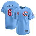 Crovyle C.Cubs #6 Matt Shaw Player Light Blue Limited Home Stitched Jerseys