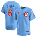 Crovyle C.Cubs #6 Matt Shaw Player Light Blue Limited Home Stitched Jerseys