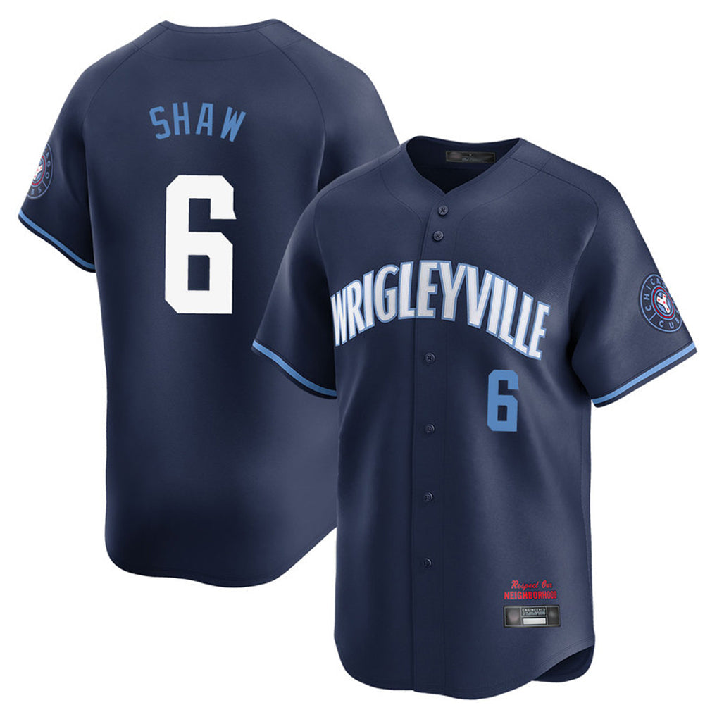 Crovyle C.Cubs #6 Matt Shaw Player Navy City Connect Limited Home Stitched Jerseys