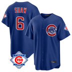 Crovyle C.Cubs #6 Matt Shaw Player Royal 150th Anniversary Home Game Stitched Jerseys