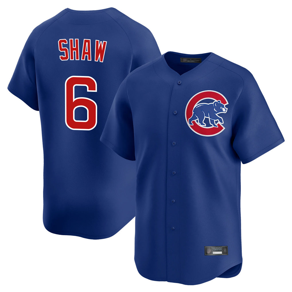 Crovyle C.Cubs #6 Matt Shaw Player Royal Limited Home Stitched Jerseys