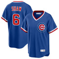 Crovyle C.Cubs #6 Matt Shaw Player Royal T-shirt Cooperstown Collection Limited Stitched Jerseys