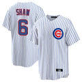 Crovyle C.Cubs #6 Matt Shaw Player White Game Home Stitched Jerseys