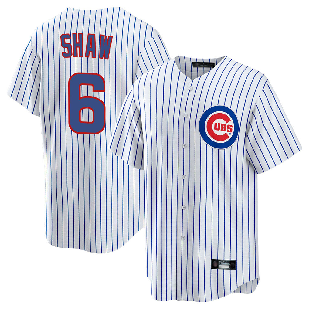 Crovyle C.Cubs #6 Matt Shaw Player White Game Home Stitched Jerseys
