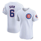 Crovyle C.Cubs #6 Matt Shaw Player White Limited Elite Home Game Stitched Jerseys