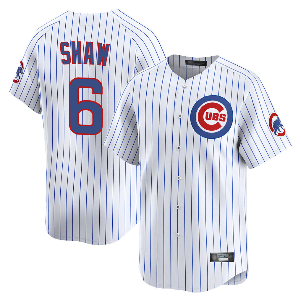 Crovyle C.Cubs #6 Matt Shaw Player White Limited Home Game Stitched Jerseys