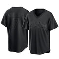 Crovyle C.Cubs #7 Dansby Swanson Player Black T-shirt Home Game Stitched Jerseys