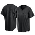 Crovyle C.Cubs #8 Ian Happ Player Black T-shirt Home Game Stitched Jerseys