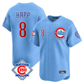 Crovyle C.Cubs #8 Ian Happ Player Light Blue 150th Anniversary Limited Home Stitched Jerseys