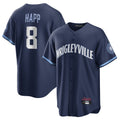 Crovyle C.Cubs #8 Ian Happ Player Navy City Connect Home Game Stitched Jerseys