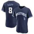 Crovyle C.Cubs #8 Ian Happ Player Navy City Connect Limited Elite Home Stitched Jerseys