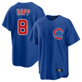 Crovyle C.Cubs #8 Ian Happ Player Royal Home Game Stitched Jerseys