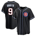 Crovyle C.Cubs #9 Miguel Amaya Player Black Fashion Out Game Stitched Jerseys