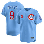 Crovyle C.Cubs #9 Miguel Amaya Player Light Blue Limited Home Stitched Jerseys