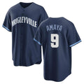 Crovyle C.Cubs #9 Miguel Amaya Player Navy City Connect Home Game Stitched Jerseys