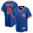 Crovyle C.Cubs #9 Miguel Amaya Player Royal T-shirt Cooperstown Collection Limited Stitched Jerseys