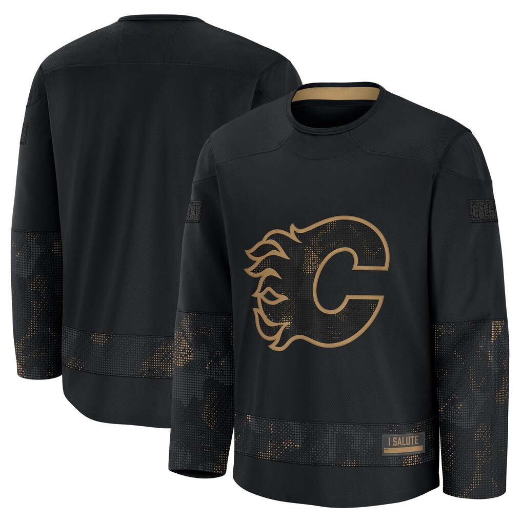 Crovyle C.Flames Black 2024 Military Appreciation Practice Jerseys