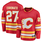 Crovyle C.Flames #27 Matt Coronato Red Home Breakaway Jerseys
